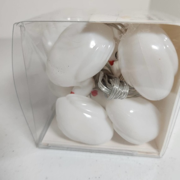 Ikea Lyskaede 10 Led Lights String Lights Swans with Gold Crowns Sealed Red Beak - Picture 5 of 15